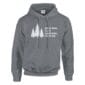 Into the Woods I Go Hoodie - Soft Blend of 50% Cotton 50% Polyester - Unisex - Sport Grey