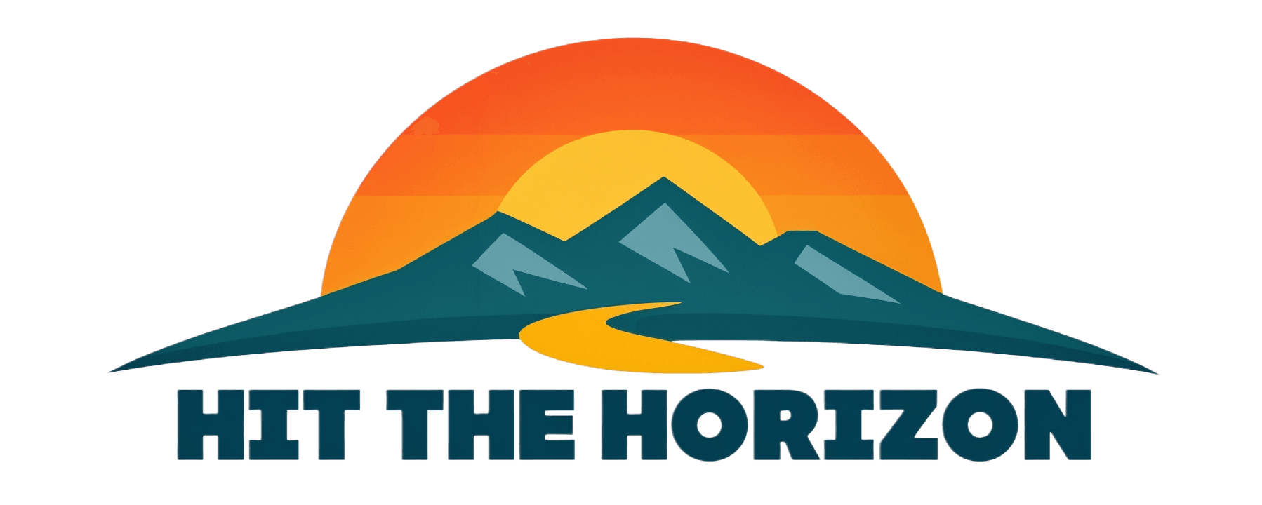 Hit The Horizon Alternate Logo - Alt Font - WIDE - NO BG